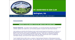 Desktop Screenshot of mtbakerrockclub.org